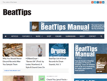 Tablet Screenshot of beattips.com